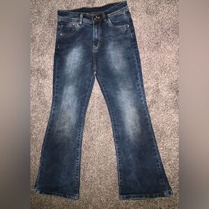 Armani Jeans Dark Blue Flare Women's Jeans